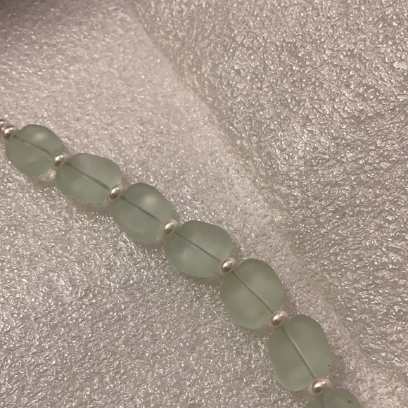 Sea-glass and Pearl Necklace - Picture 2 of 5